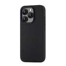 Чехол-накладка uBear Touch Mag Case для iPhone 15 Pro, силикон, черный - 1