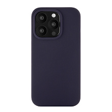 Чехол-накладка uBear Touch Mag Case для iPhone 15 Pro, силикон, темно-фиолетовый - 0