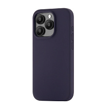 Чехол-накладка uBear Touch Mag Case для iPhone 15 Pro, силикон, темно-фиолетовый - 1