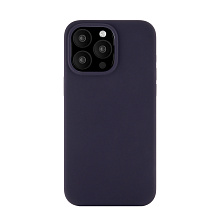 Чехол-накладка uBear Touch Mag Case для iPhone 15 Pro Max, силикон, темно-фиолетовый - 0