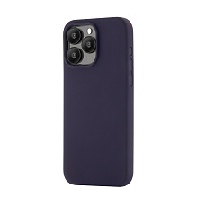 Чехол-накладка uBear Touch Mag Case для iPhone 15 Pro Max, силикон, темно-фиолетовый - 1