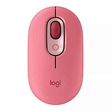 Мышь Logitech POP Mouse, беспроводная, розовый - 0