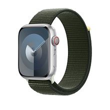 Ремешок Apple Sport Loop для Apple Watch 45mm, Нейлон, кипрский зеленый - 1