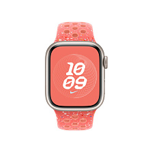 Ремешок Apple Nike Sport Band для Apple Watch 41mm, Фторэластомер, розовый - 2