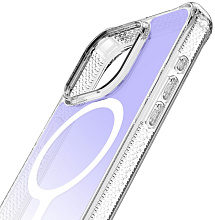 Чехол-накладка Itskins Hybrid R Iridescent MagSafe для iPhone 15 Pro Max, поликарбонат, прозрачный - 2