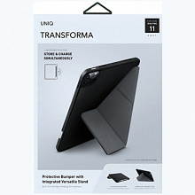 Чехол-книжка Uniq Transforma для iPad Pro 11 (3-го поколения) (2021), полиуретан, черный - 3