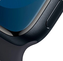 Apple Watch Series 9  (корпус - темная ночь, 45mm ремешок Sport Band темная ночь, размер M/L) - 2