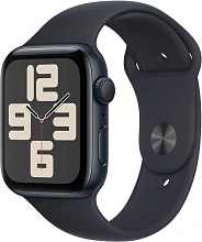 Apple Watch SE 2023 GPS  (корпус - темная ночь, 44mm ремешок Sport Band темная ночь, размер M/L) - 0