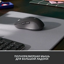 Мышь Logitech Signature M650L, беспроводная, графитовый - 2