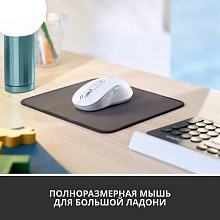 Мышь Logitech Signature M650L, беспроводная, белый - 2