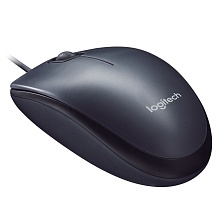 Мышь Logitech M90, черный+серый - 3