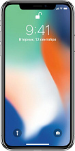 iPhone X 64Gb, серебристый - 0