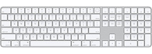 Клавиатура Apple Magic Keyboard с Touch ID и цифровой панелью, серебристый+белый - 0