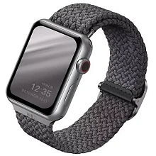 Ремешок Uniq Aspen для Apple Watch 41mm, Нейлон, серый - 0