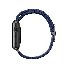 Ремешок Uniq Aspen для Apple Watch 45mm, Нейлон, синий - 2