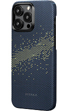 Чехол-накладка Pitaka StarPeak MagEZ 4 Milky Way Galaxy для iPhone 15 Pro, кевлар - 3