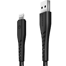 Кабель EnergEA USB / Lightning, 1,5м, черный - 1