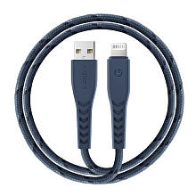 Кабель EnergEA USB / Lightning, 1,5м, синий - 0