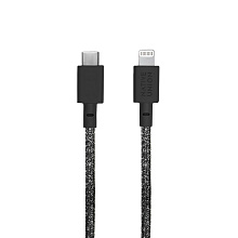 Кабель Native Union Belt Cable USB-C / Lightning, 3м, черный - 1