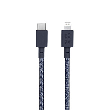 Кабель Native Union Belt Cable USB-C / Lightning, 3м, синий - 1