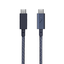 Кабель Native Union USB-C / USB-C, A, 100Вт  2,4м, синий - 1