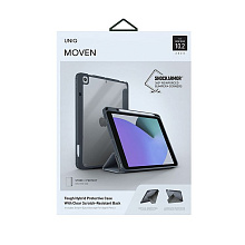 Чехол-книжка Uniq Moven для iPad 10.2″ (2019), полиуретан, серый - 2