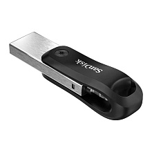 Флеш-накопитель SanDisk iXpand Go, 128GB, черный+серебристый - 3