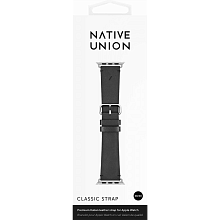 Ремешок Native Union для Apple Watch 40mm, Кожа, черный - 3