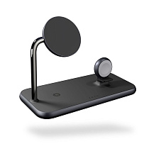 Зарядное устройство беспроводное Zens Magnetic + Watch Wireless Charger, черный - 1