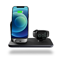 Зарядное устройство беспроводное Zens Magnetic + Watch Wireless Charger, черный - 3