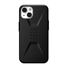 Чехол-накладка UAG Civilian для iPhone 13, поликарбонат, черный - 1