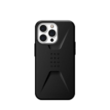 Чехол-накладка UAG Civilian для iPhone 13 Pro, поликарбонат, черный - 0