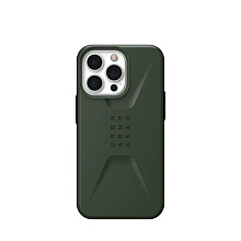 Чехол-накладка UAG Civilian для iPhone 13 Pro, поликарбонат, оливковый - 0