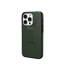 Чехол-накладка UAG Civilian для iPhone 13 Pro, поликарбонат, оливковый - 1