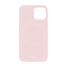 Чехол-накладка uBear Touch Mag Case для iPhone 13 mini, силикон, светло-розовый - 2