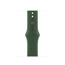 Ремешок Apple cпортивный для Apple Watch 41mm, Фторэластомер, зеленый клевер - 0