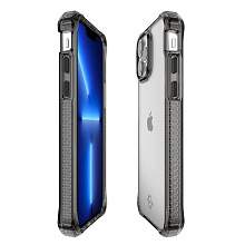 Чехол-накладка Itskins Hybrid Clear для iPhone 13 Pro Max, поликарбонат, черный - 3