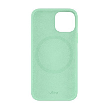 Чехол-накладка uBear Touch Mag Case для iPhone 13 mini, силикон, светло-зеленый - 3