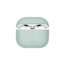 Чехол Uniq Lino мятный, для AirPods 3 - 0