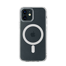 Чехол-накладка uBear Real Mag Case для iPhone 12/12 Pro, поликарбонат, прозрачный - 2