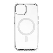 Чехол-накладка uBear Real Mag Case для iPhone 13, поликарбонат, прозрачный - 0