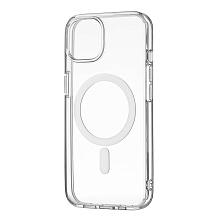 Чехол-накладка uBear Real Mag Case для iPhone 13, поликарбонат, прозрачный - 1