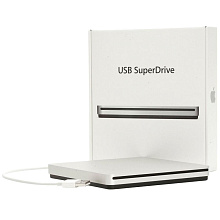 Внешний оптический привод Apple USB SuperDrive, белый - 2