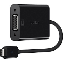 Адаптер Belkin USB-C to VGA Adapter USB-C / VGA, черный - 0