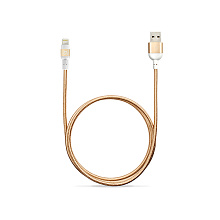 Кабель Adam Elements USB / Lightning 1,2м, золотой - 0