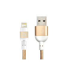 Кабель Adam Elements USB / Lightning 1,2м, золотой - 1