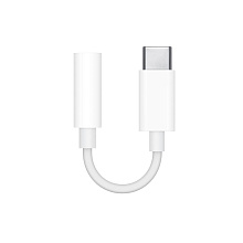 Адаптер Apple USB-C to 3.5mm jack USB-C / jack 3.5mm, белый - 1