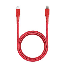 Кабель EnergEA USB-C / Lightning, 1,5м, красный - 0