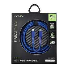 Кабель EnergEA USB-C / Lightning, 1,5м, синий - 2