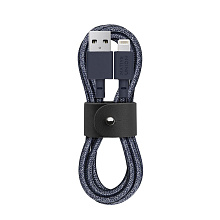 Кабель Native Union Belt Cable USB / Lightning, 1,2м, синий - 0